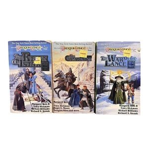 DragonLance Tales II Trilogy Paperback LOT Volume 1 2 & 3 Weis Hickman Knaak‎